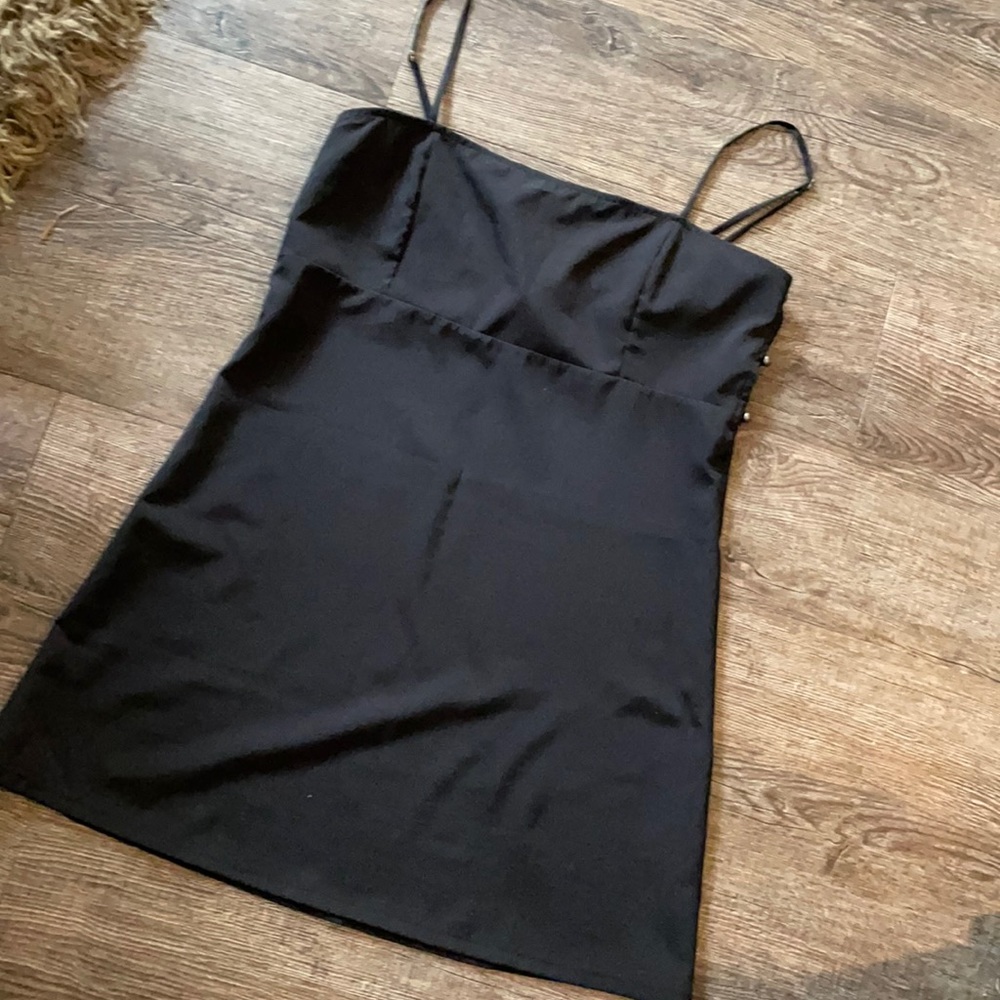 Free People Vintage Black Slip Dress S
